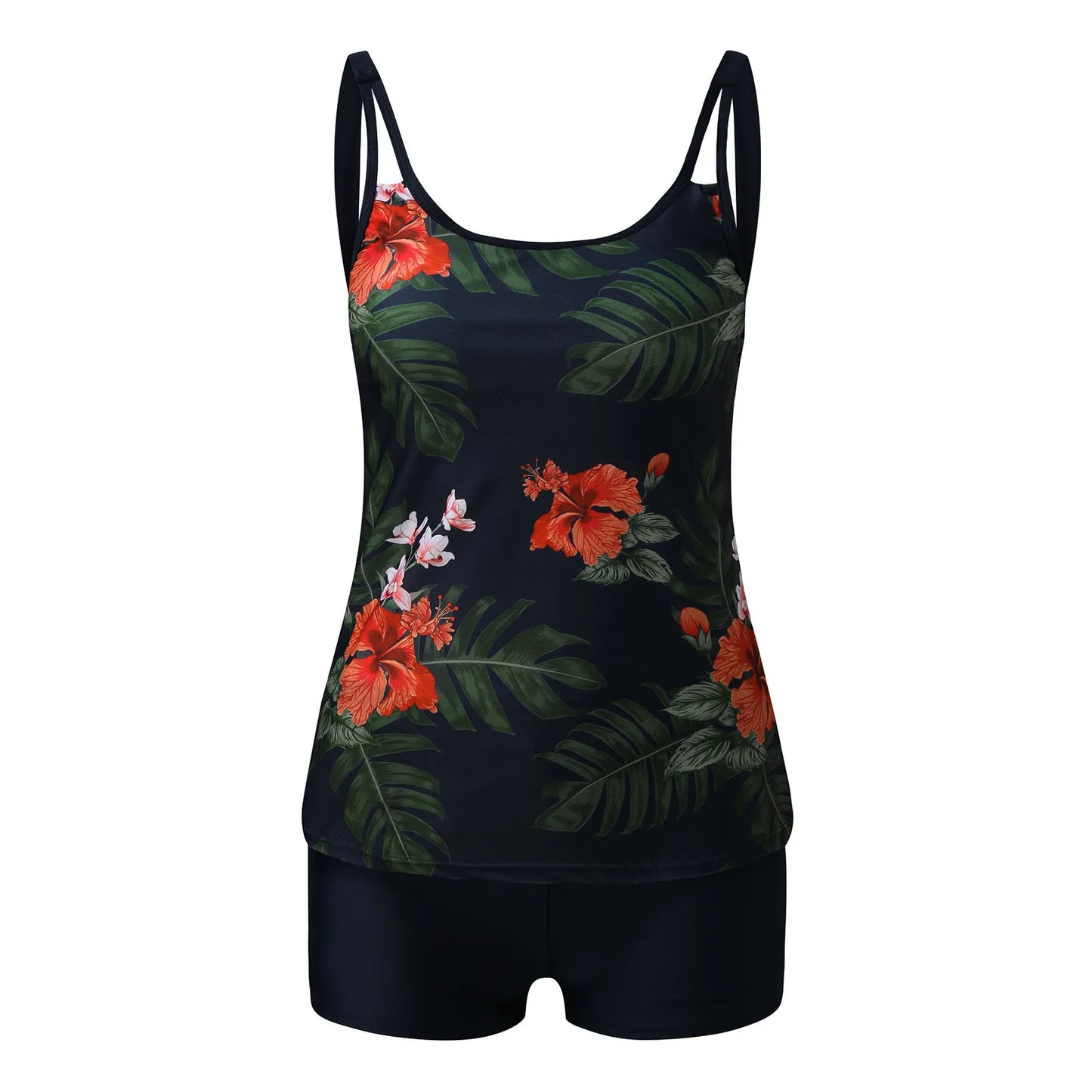 CITSLX 2024 Women Floral Printing Bathing Suit Female Two Pieces Swimsuit Female Sexy Bikini Swimwear Summer Ladies Loose Tankini Sets