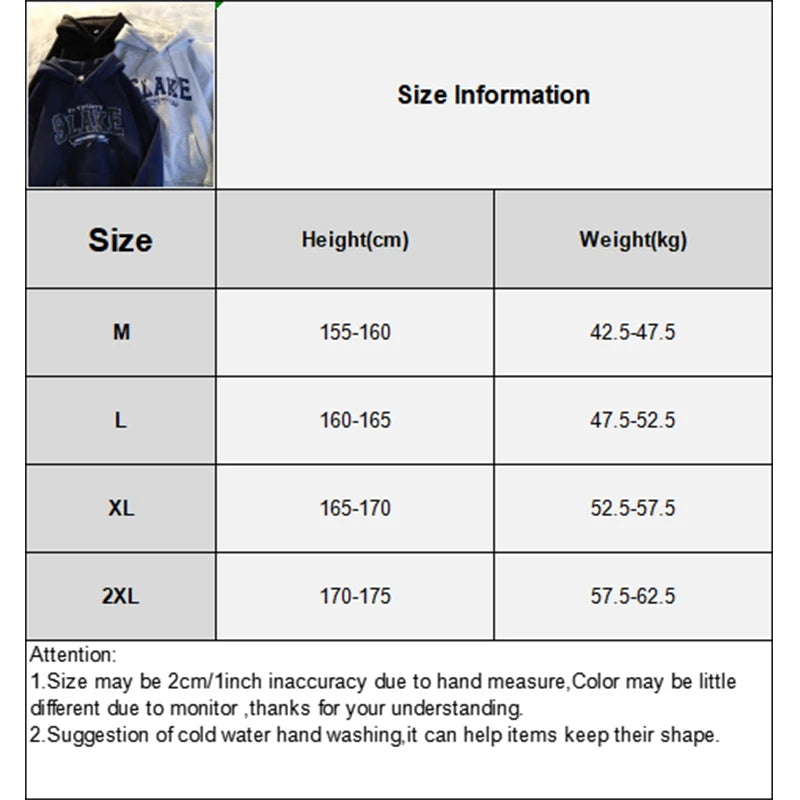 CITSLX Autumn/Winter New Casual Couple Hooded Alphabet Printed Sweater Ins Korean Edition Minimalist Harajuku Style