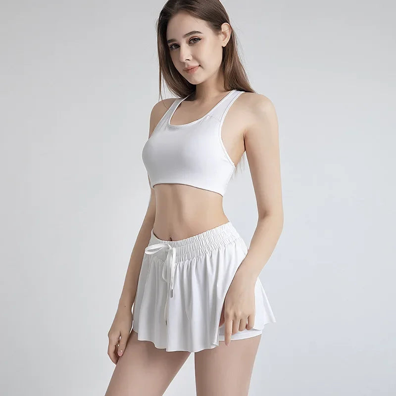 CITSLX New Women Shorts Skirts High Waist Breathable Sweat Shorts Summer Security Pants Woman Sports Skirts Gym Yoga Shorts Sportswear