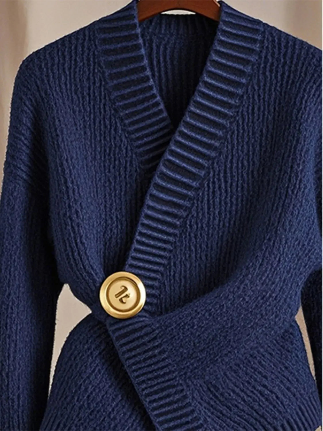 CITSLX V-neck Knitting Cardigan Women Autumn Winter Simplicity Slim Solid Color Sweater Coat Ladies Office Lady All-match Knitwear Tops