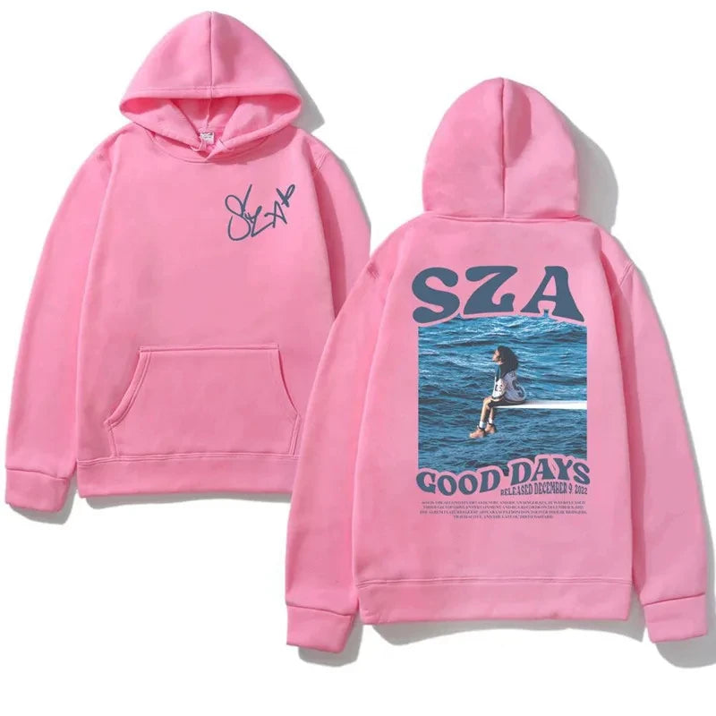 CITSLX Spring Men's Hoodie Singer Sza Music Album Sos Print Hoodie Women's Sweatshirt Hip Hop Unisex Street Clothing Y2K Clothing Hombr