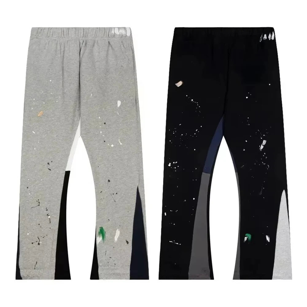 CITSLX Vintage Tie Dye Sweatpants Y2K Clothing Men Women Hip Hop Letter Baggy Casual Pants Casual Stretch Waist Jogging Pants Trousers