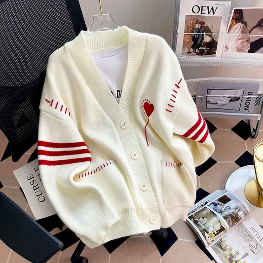 CITSLX White Sweater Spring and Autumn Women's Coat Cardigans Women Clothing Kawaii Clothes Cardigan Women Womens Sweater Scute Sweater