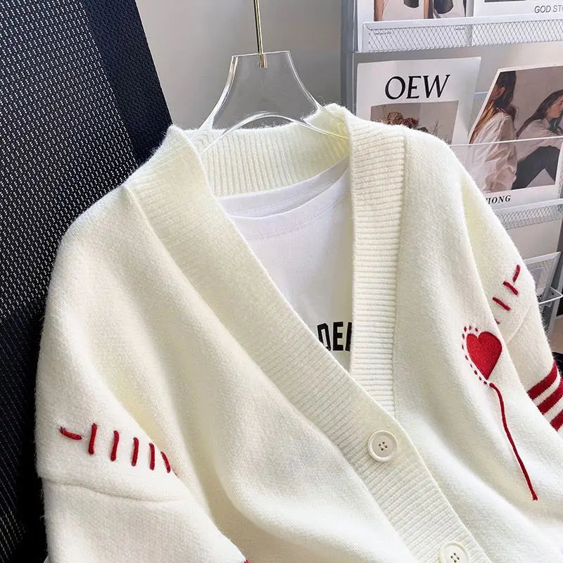 CITSLX White Sweater Spring and Autumn Women's Coat Cardigans Women Clothing Kawaii Clothes Cardigan Women Womens Sweater Scute Sweater