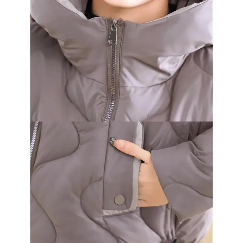 CITSLX Winter Jacket WomenOuterwear Korean Clothes Women Coat Hooded Cotton Parkas Harajuku Ladies Quilted Coat Streetwear