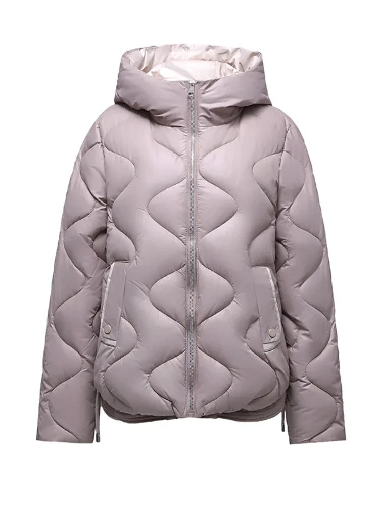 CITSLX Winter Jacket WomenOuterwear Korean Clothes Women Coat Hooded Cotton Parkas Harajuku Ladies Quilted Coat Streetwear