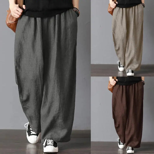 CITSLX Women Elegant Trousers Long Pants Breathable Comfortable Loose Leisure Harem Pants for Outdoor Lady Formal Pants