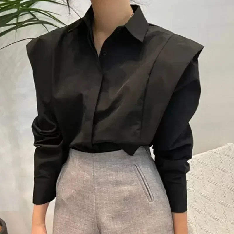 CITSLX Women's Shirt Autumn 2024 New Chic Long-Sleeve Loose Blouses Street Elegant Tops Shirt OL office women blouses and tops shirts