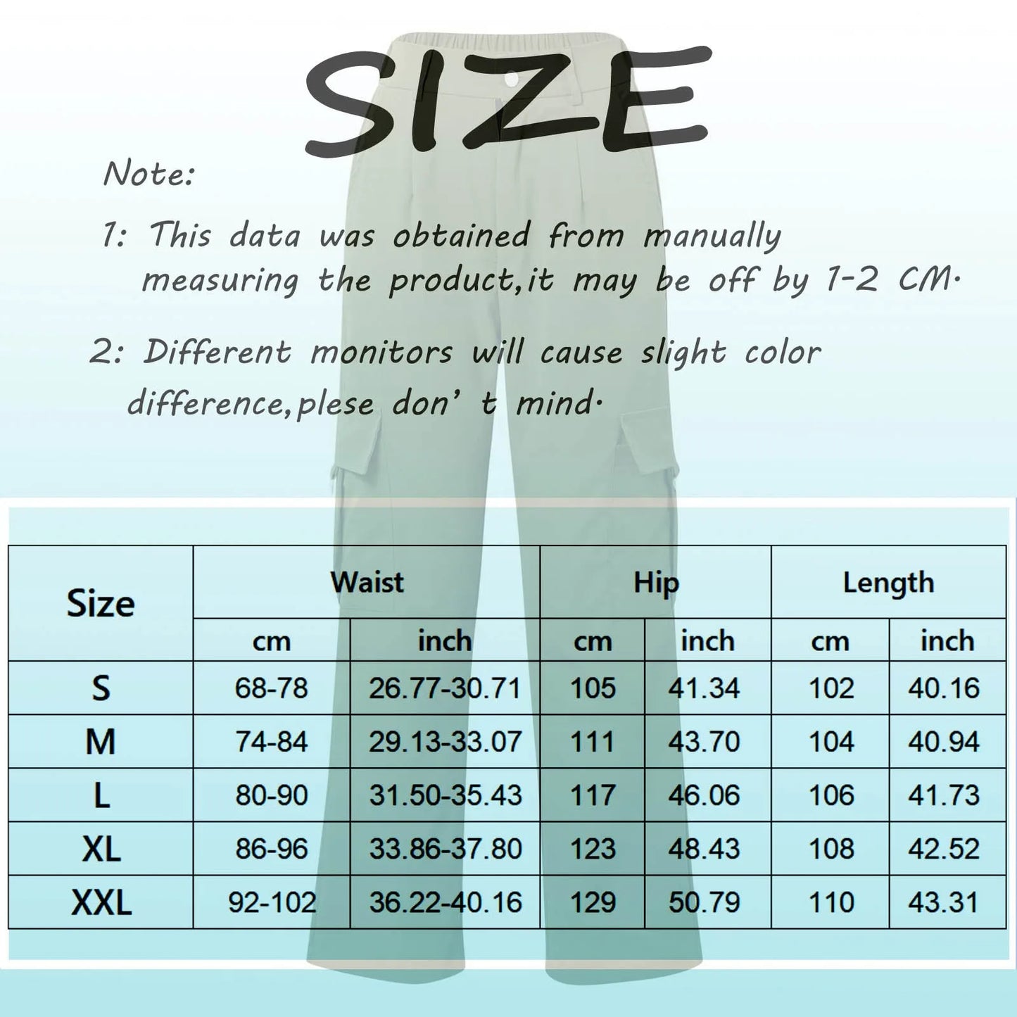 CITSLX Y2K Cargo Pants Womens High Waisted Straight Leg Trousers Streetwear Harajuku Solid Color Multi-Pocket Sweatpants Pantalones